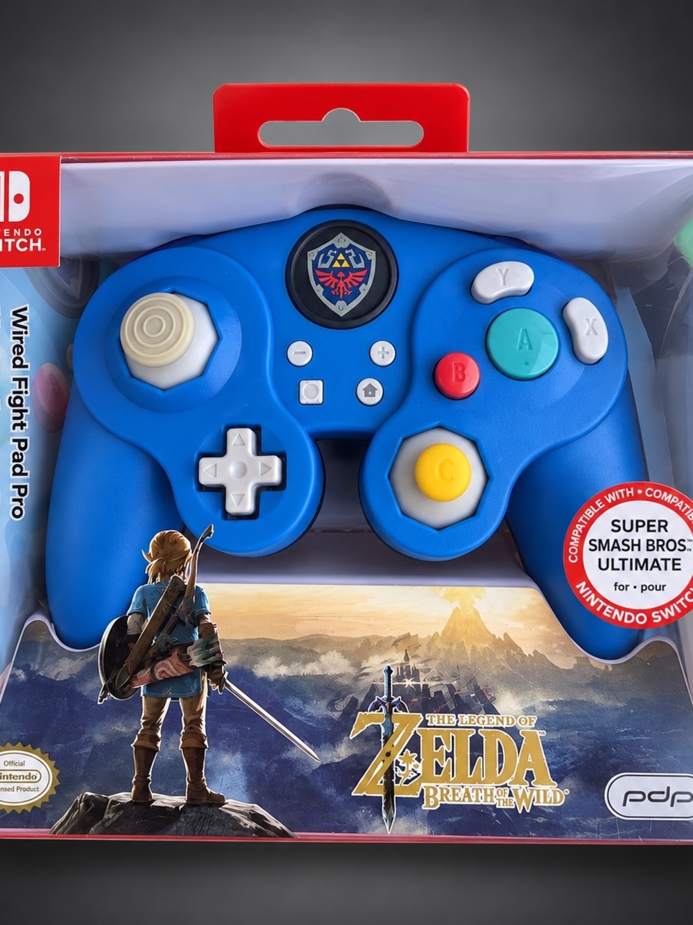 Wired Fight Pad Pro Controller for Nintendo Switch - Zelda